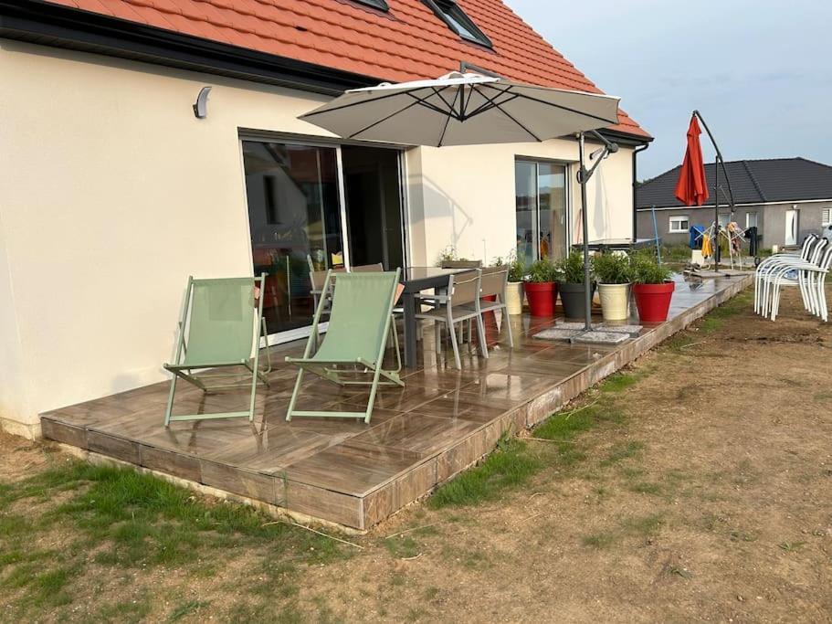 En Famille Ou Amis Avec La Mer Équihen-Plage Buitenkant foto