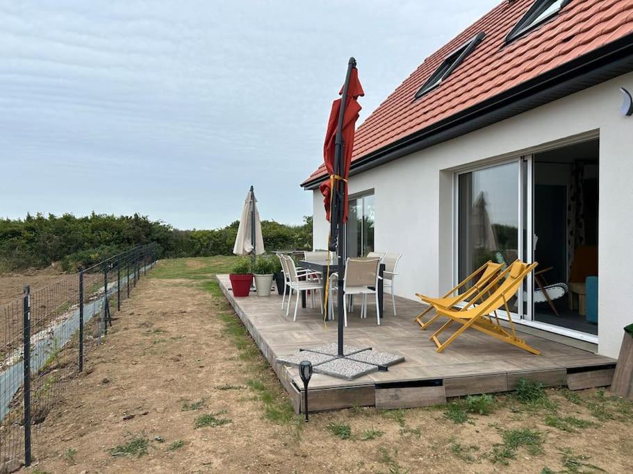 En Famille Ou Amis Avec La Mer Équihen-Plage Buitenkant foto
